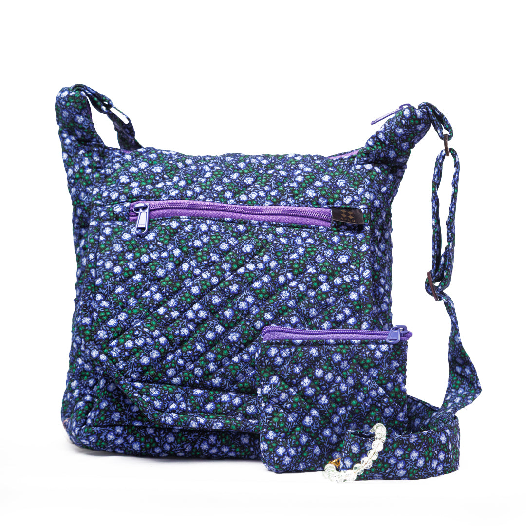 Lavender Blue Sling Bag