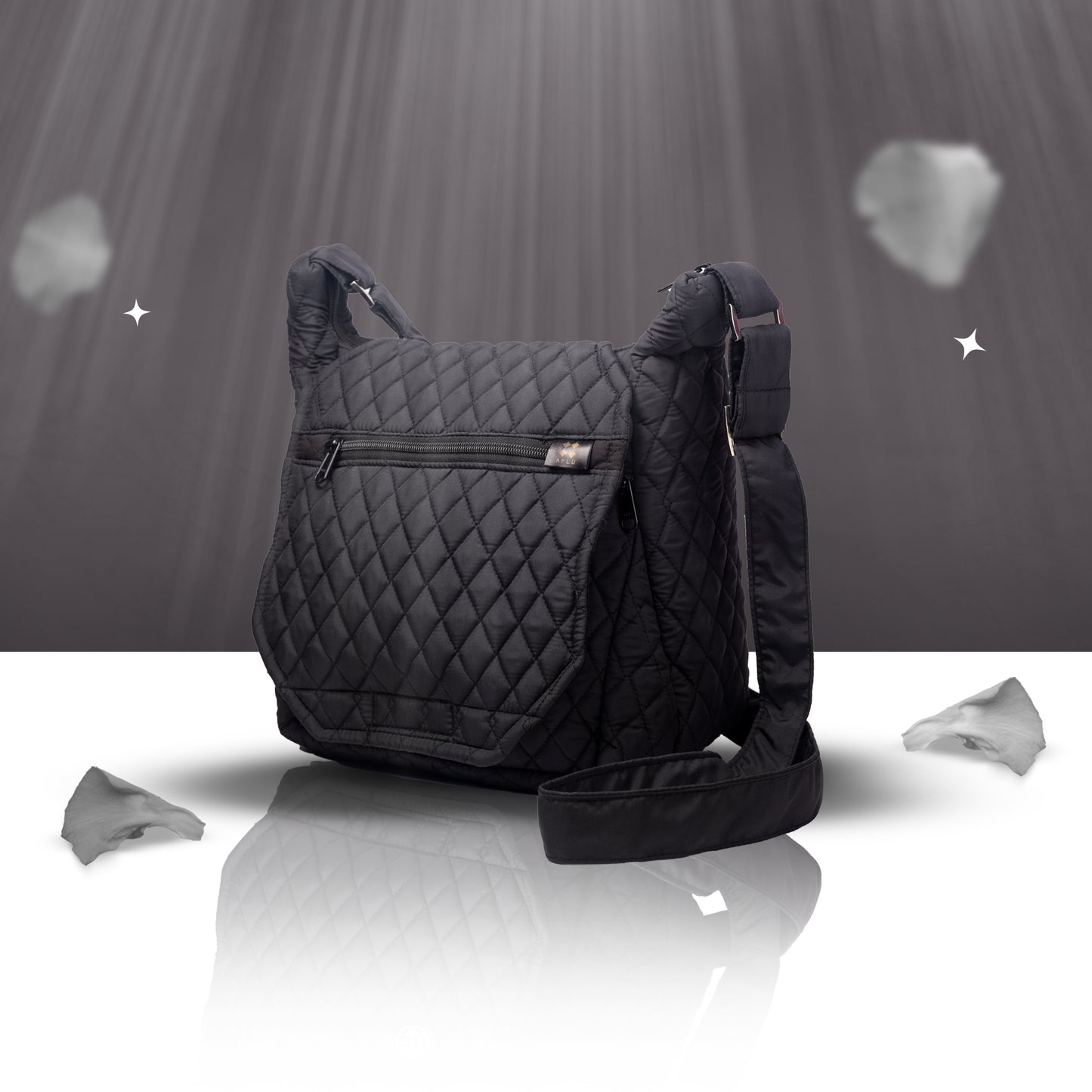 Matte Black Sling Bag