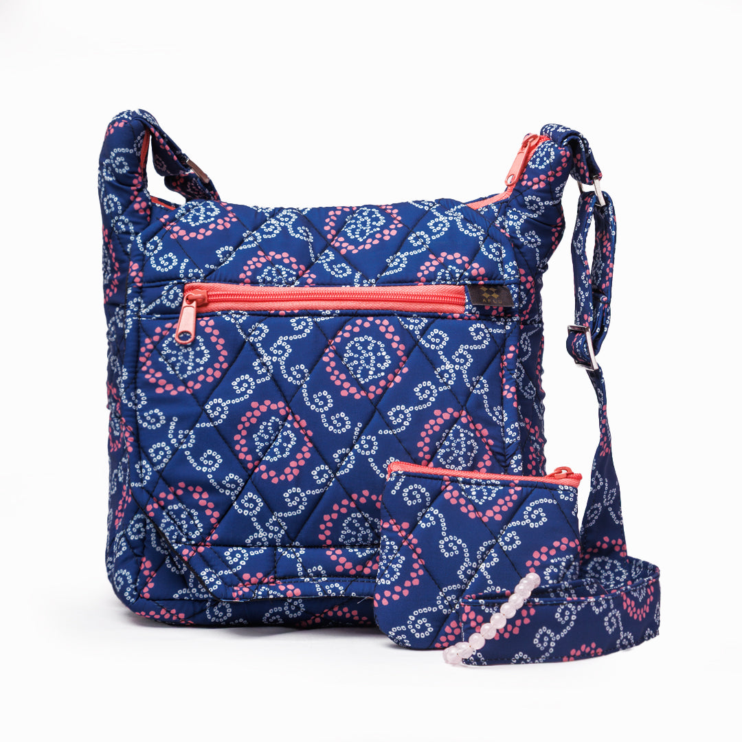 Daisy Blue Sling Bag