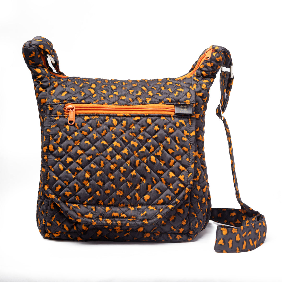 Leopard Orange Sling Bag
