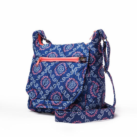 Daisy Blue Sling Bag