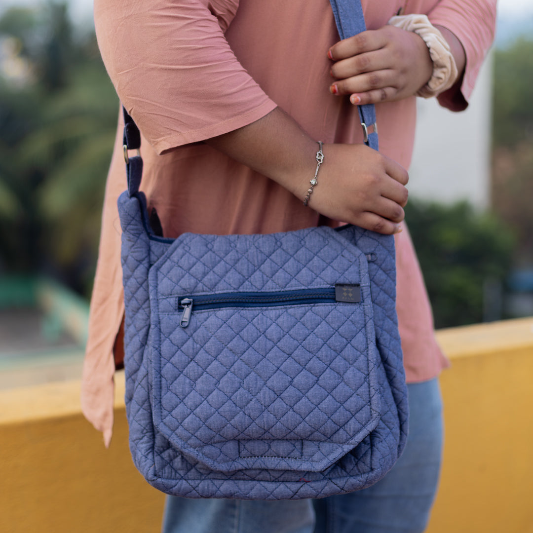 Ash Blue Sling Bag