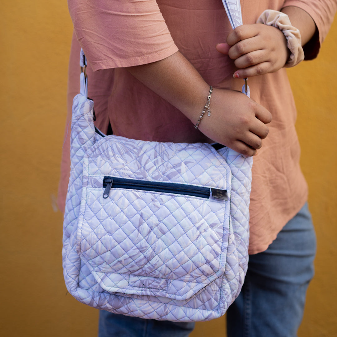 Robin white Sling Bag